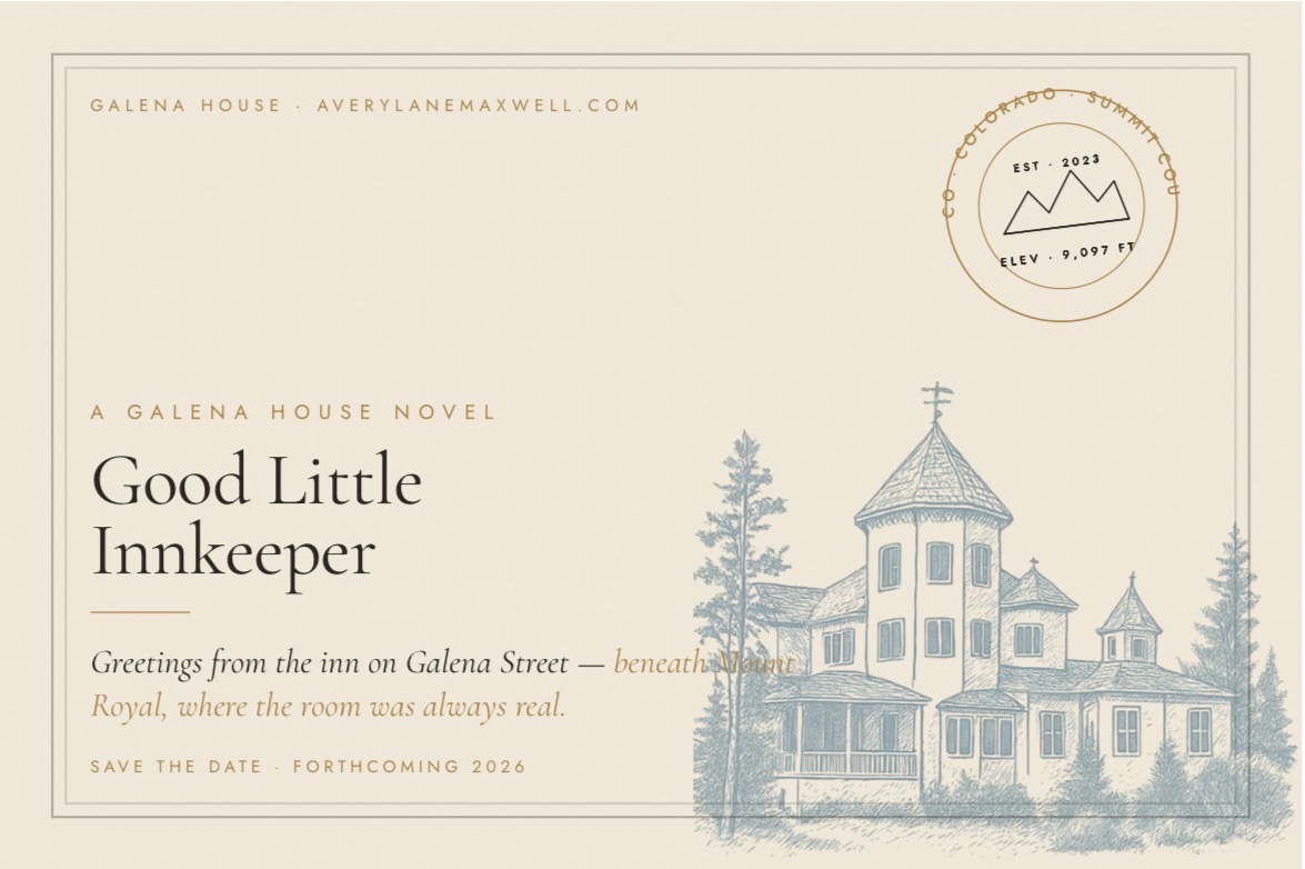 Good Little Innkeeper — forthcoming from Galena House