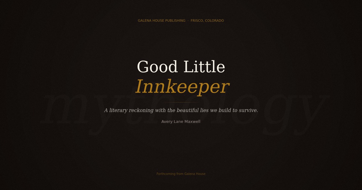 Good Little Innkeeper — a cinematic teaser, the reckoning
