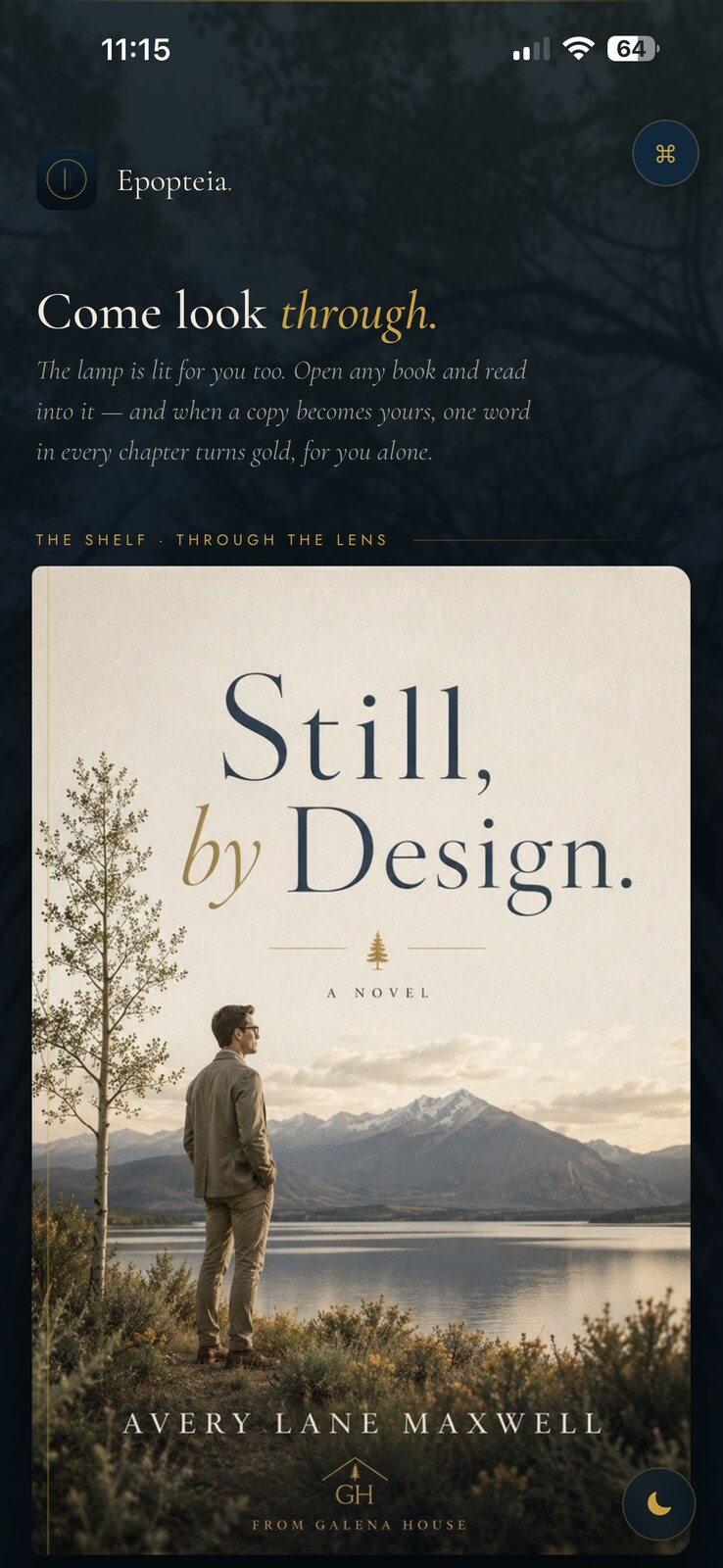 The shelf: Come look through, with Still, by Design.